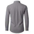 thumbnail image 3 of sogami Men's Stain Shield Dress Shirt Long Sleeve Stretch Button Down Formal Shirt, 3 of 7
