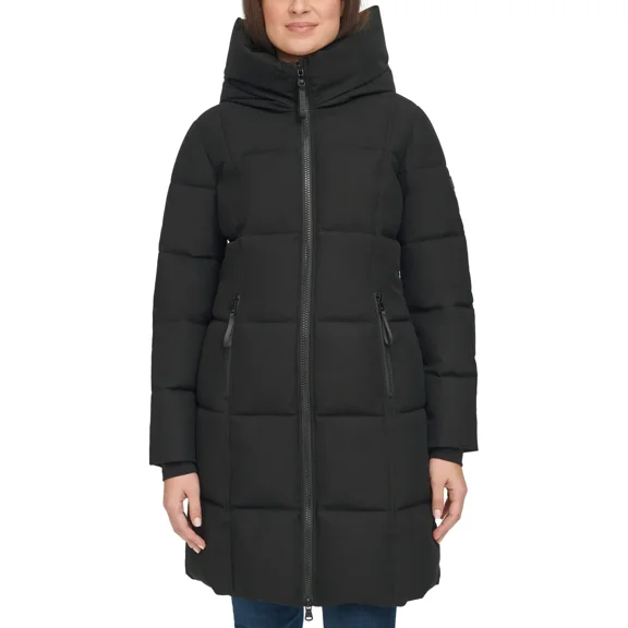 Calvin Klein Women's Oxford Puffer Jacket S Black
