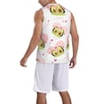 thumbnail image 2 of Xecao Avocado Lovers print basketball shirt for both men and women, a unisex basketball jersey perfect for theme parties-4X-Large, 2 of 6
