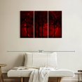 thumbnail image 2 of Elephant Stock Dark Haunted Forest Wall Art - Horizontal Multi Panel Canvas - Living Room Wall Decor - Fantasy And Sci-fi Multi Panel - Black And Red Decor - 38" x 24", 2 of 4