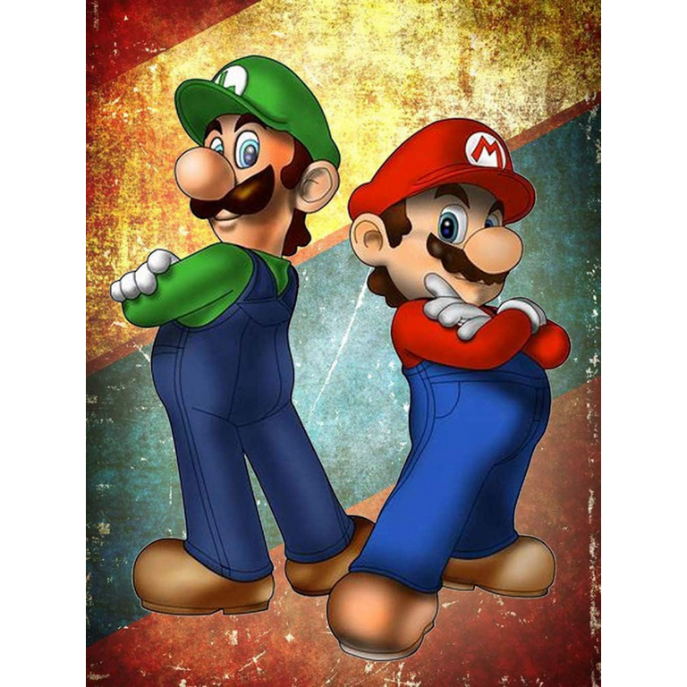 Mario And Lugi Diamond Painting 