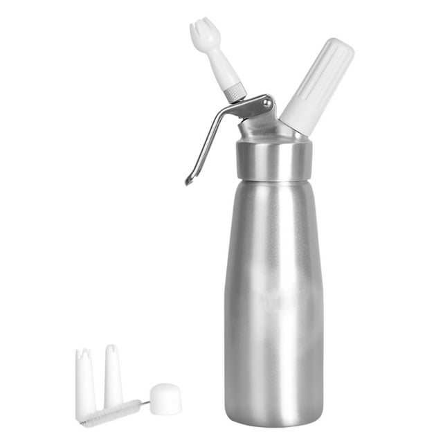 Dispensador De Crema Batida Cargadores Whipper 500ml Con Accesorios 3 Boquillas Sunnimix Dispensador Batido 500ml
