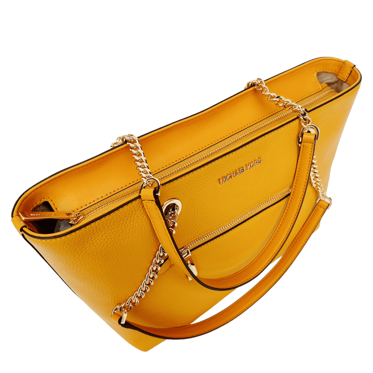Michael Kors Jet Set women's bag in leather with logo Tan-tan