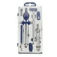 thumbnail image 1 of MasteelfCA 1 Set 7pcs Multi-functional Drawing Compasses Practical Drawing Tools (Blue), 1 of 7