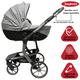 thumbnail image 2 of Carriola para Bebé Asiento Reversible Bambineto Acolchado Ruedas de Goma Plegable Cinturón de Seguridad - Gris, 2 of 8