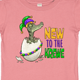 thumbnail image 4 of Inktastic New to the Krewe Mardi Gras Baby Alligator Boys or Girls Baby T-Shirt, 4 of 5