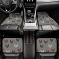 thumbnail image 6 of Daiia Rooster Printed Car Floor Mats Set of 4, Durable Non Slip Auto Floor Carpet, Car Interior Carpets Proof Foot Pads Anti-Slip Cushion Automoetive Accessories, 6 of 6