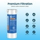 thumbnail image 3 of Crystala Filters Filtro de agua compatible con XWFE (CHIP incorporado), repuesto para filtro de agua para refrigerador GE XWFE, XWF, paquete de 1, 3 of 5