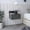 Brown, variant on Wall Assembly Floating Side Table / Ideal for Bedrooms / Maximizes Available Space