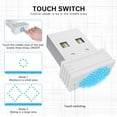 thumbnail image 4 of Mini Mouse Jiggler mantiene despierto USB Mouse Mover Jiggler Touch Switch para computadora JShteea El nuevo, 4 of 9