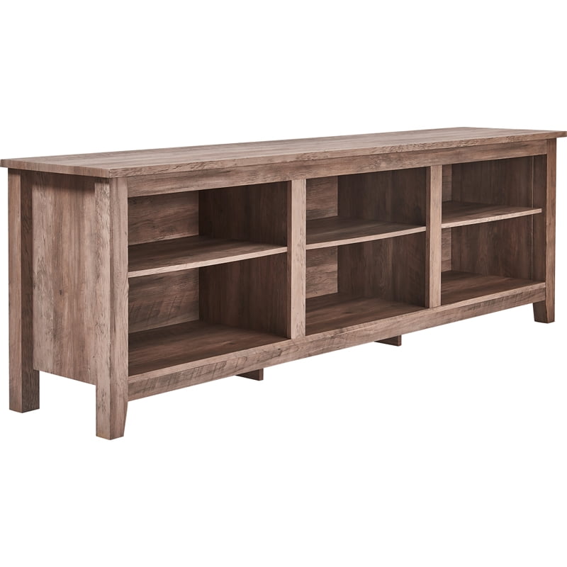 ClickDecor Manufactured Wood 70" TV Stand Gray Wash