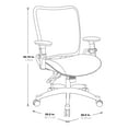 thumbnail image 4 of SPACE Seating Professional Dual Function Ergonomic AirGridÂ® Chair, 4 of 5