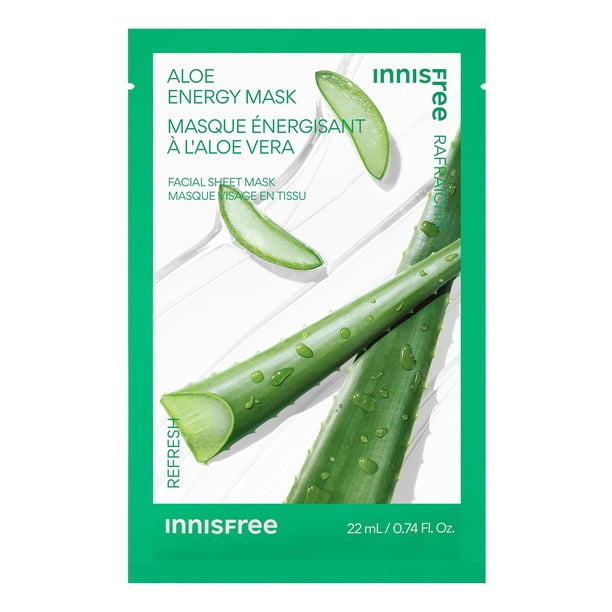 Sheet Mask Innisfree Aloe Energy Serum hidratante y calmante