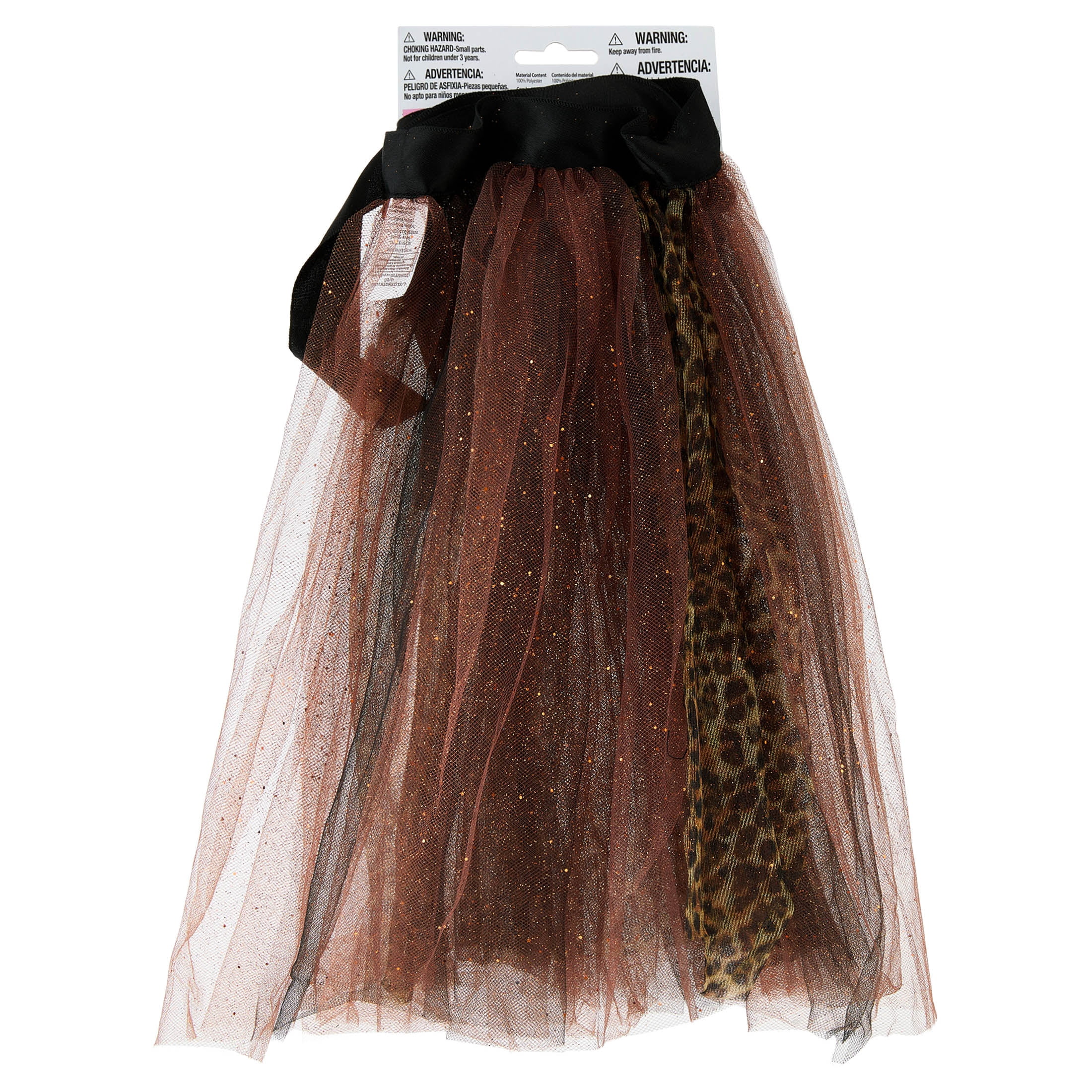 Leopard Tutu Costume Accessory for Children, Brown, L/XL, Halloween by Way To Celebrate