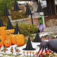 thumbnail image 4 of Sombreros de bruja de Halloween Helimoto negros para colgar, 12 unidades con cordón, 4 of 6