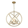 thumbnail image 6 of Marina 4-Light Chandelier in Natural White, 6 of 6
