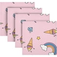 thumbnail image 5 of GZHJMY Magic Wand Unicorn Napkins Table Decorations Napkin Set for Gift Giving, Dining, Parties 20 x 20in, 5 of 7