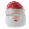 thumbnail image 4 of Ornativity Santa Porch Light Cover – Santa Claus Head Outdoor Front Porch Lamp Holiday Decoration Covers - Set of 2, 4 of 7