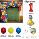 thumbnail image 3 of Kit de 108 guirnaldas de globos de Blancanieves y las princesas de Disney, globos de aluminio con números de 30 pulgadas, decoración para fiestas de cumpleaños, suministros para baby shower, 3 of 4