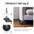 thumbnail image 2 of 4Pcs Wear-resistant Casters Replaceable Caster Wheels Household Furniture Wheels, 2 of 8