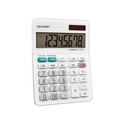 Sharp Calculators EL-310WB 8-Digit Mini-Desktop Calculator, White