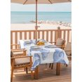 thumbnail image 2 of Outdoor Tablecloth with Umbrella Hole for Patio/Picnic/Party/Camping, Purple Blue Hot Air Balloon Waterproof Table Cloth Rectangle Table Cover Washable, Modern Balloon Float Clouds (60"x 84"), 2 of 8