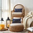 thumbnail image 6 of Blue Fall Pillow Covers 12×20,2Pack Autumn Harvest Decorative Rectangular/Lumbar Pillowcases Hello Pumpkin Hello Fall Cushion Covers Farmhouse Holiday Decorations for Sofa/Couch/Porch (Blue), 6 of 6