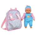 thumbnail image 4 of Muñeca bebé Dolls To Play 13' con mochila rosa y bolsillo para accesorios, 4 of 8