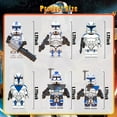 thumbnail image 2 of Figuras de Bloques de Construcción Espaciales, 24 Piezas de Minifiguras de la Legión Espacial, Decoración para Fiestas de Cumpleaños, Regalos Coleccionables para Niños y Niñas, 2 of 10