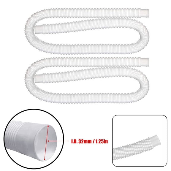 yaaqii 2 X For 1-1/4 inch Accessory Hose Above Ground Pool Pump Replacement 1.25"