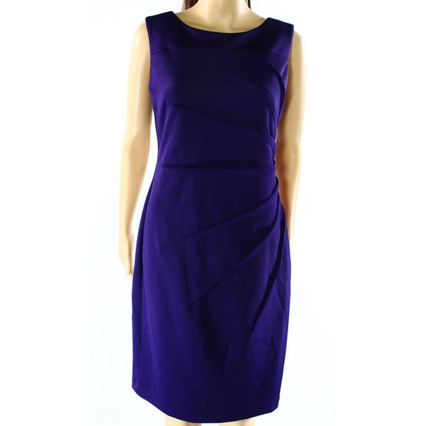 Calvin Klein - Calvin Klein NEW Purple Womens Size 12 Stretch Sunburst