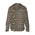 thumbnail image 3 of Kll Bee Hive Hexagon Print Men'S Women’s Upf 50+ Sun Protection Outdoor Hoodie Jacket Long Sleeve Fishing Hiking Performance Shirt- Large, 3 of 8