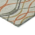 thumbnail image 4 of Addison Rugs Chantille Indoor/Outdoor Transitional Waves Orange Washable Rectangle Rug, 2'6" x 3'10", 4 of 6