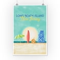 thumbnail image 2 of Long Beach Island, New Jersey, Beach Scene (12x18 Wall Art Poster, Room Decor), 2 of 3