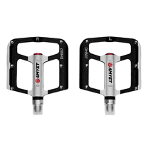 AMYET Mountain Bike Metal Pedals, 9/16" Universal Bicycle Foot Pedals, Durable Anti-Slip Design