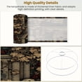 thumbnail image 4 of Linen Drum Lampshades Gothic Owls Ancient Alcove Detailed Floral Carvings Art Print 13"x13"x10" Light Shade for Table Lamps Floor Lamp Shades Lampshade Replacement Assembly Required, 4 of 8