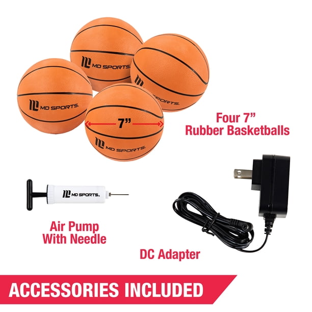 2-Player EZ-Fold Arcade Basketball Game, Powered by Adapter, by MD