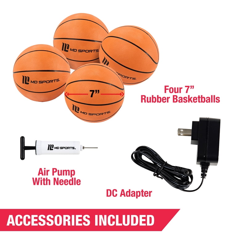 2-Player EZ-Fold Arcade Basketball Game, Powered by Adapter, by MD