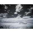 thumbnail image 2 of Eggers, Terry 18x15 White Modern Wood Framed Museum Art Print Titled - USA-Washington State-Palouse Infrared of old homestead with special clouds, 2 of 4