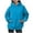 Blue, variant on Tanghaowl Women's Sweatshirt Ladies Fall Winter Casual Loose Fun Letter Floral Print Hoodie Sweatshirt Khaki XL
