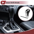 thumbnail image 2 of Perilla de cambio automático Unique Bargains para Buick Encore 2013-2019, perilla de palanca de cambios de plástico, tonalidad negra y plateada, 2 of 7