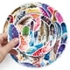 thumbnail image 2 of Pegatinas de vinilo impermeables con plumas, estilo anime, 64 unidades/lote, 2 of 5