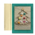 thumbnail image 2 of Masterpiece Warmest Wishes 16-Count Christmas Cards, Sand Tree, 2 of 2
