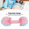 thumbnail image 4 of Almohada De Cuña Para Embarazo, Almohada De Cuña Pequeña Para Viajes, Para Apoyo De La Espalda, Almohada De Embarazo De Espuma Viscoelástica Para Dormir, Espalda, Rodillas Y, 4 of 7