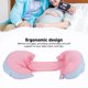 thumbnail image 4 of Almohada de Apoyo de Maternidad de Algodón Suave para Dormir de lado ANGGREK Almohada de Cuña Ergonómica Elástica para Embarazo Con Material de Algodón puro Multifuncional, 4 of 7
