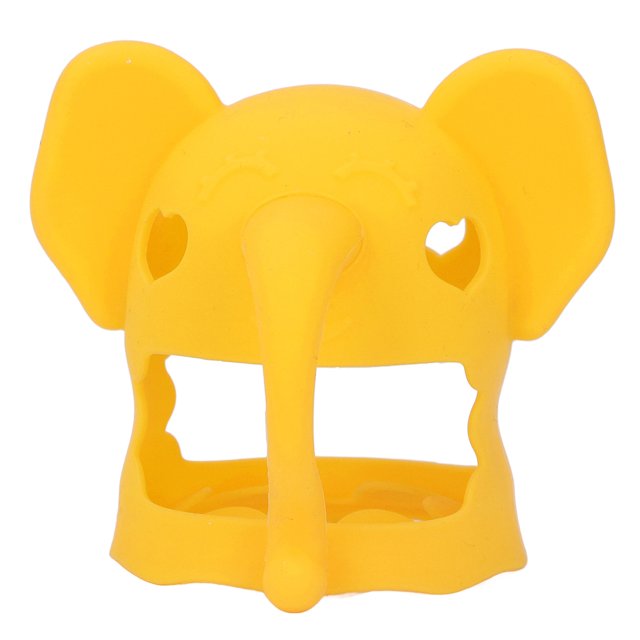 Juguete Para La Dentición Del Bebé, Mordedor De Manopla Para Bebé, Forma De Elefante Amarillo, Silicona Para Niñas ANGGREK Descripción de la referencia