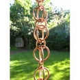 thumbnail image 3 of Double Loop Copper Rain Chain, 3 of 5