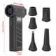 thumbnail image 4 of Soplador de aire eléctrico portátil | Motor sin escobillas de 130.000 RPM, velocidad del viento de 40 m/s, 5 boquillas y luz LED para limpiar ordenadores, teclados y el interior del coche., 4 of 6