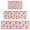 Pink Cow Strawberry, variant on Green Cow Cup Pattern Kitchen Rugs Sets Of 3,Kitchen Runner Rugs Non Skid Washable,Decorative Kitchen Floor Mats for Kitchen,Sink,Laundry,17"x30" 17"x47" 17"x59"