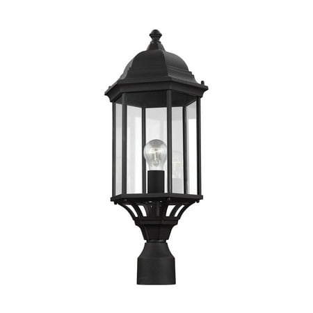 One Light Outdoor Post Lantern-Black Finish Bailey Street Home 73-Bel-2288883